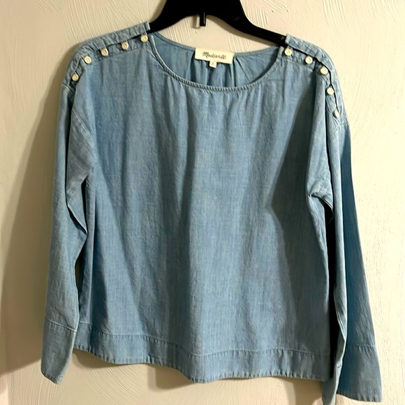 Madewell chambray top - Picture 1 of 5